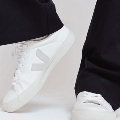 Veja Campo Chromefree Extra White/Natural Suede