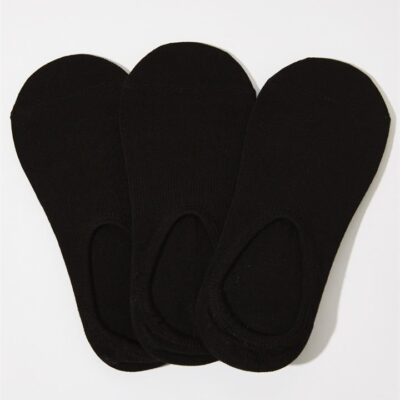 Stylerunner No Show Sock 3PK Onyx