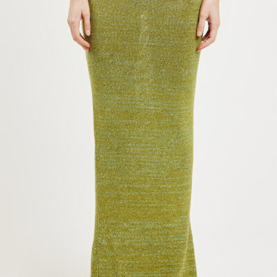 Asta Resort Carolina Skirt Olive Oil Sequin