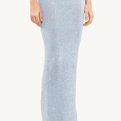 Asta Resort Carolina Skirt Sky Blue Sequin