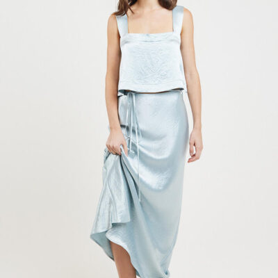 Bondi Born Kobe Bias Maxi Skirt Mist