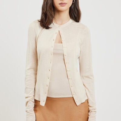 Sir. Parco Cardigan Set Wheat