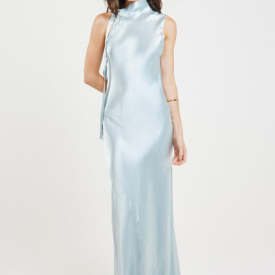 Bondi Born Kobe Open Shoulder Bias Dress Mist