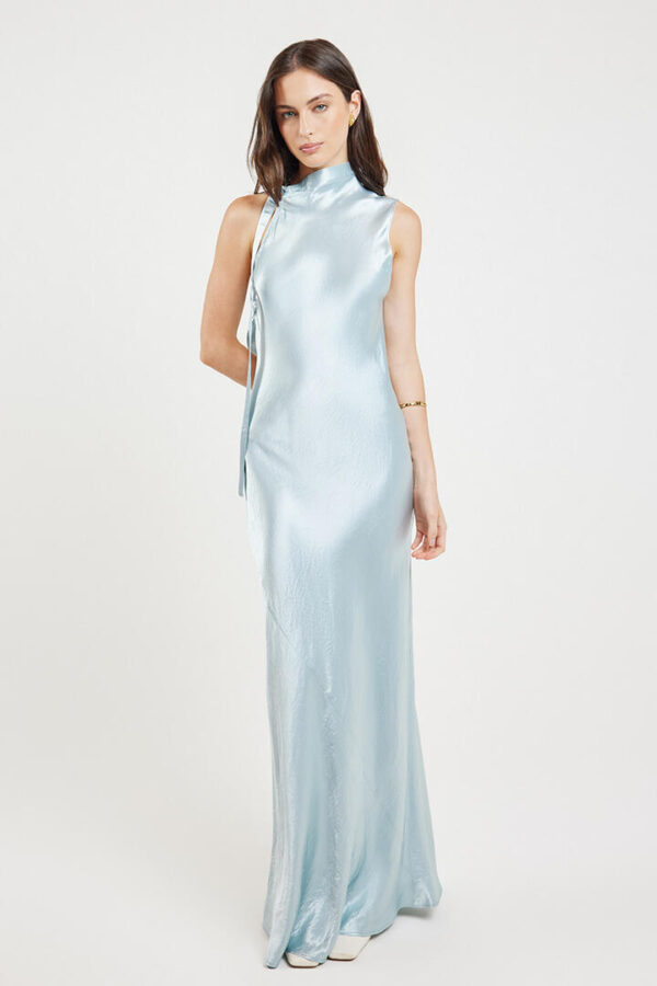 Bondi Born Kobe Open Shoulder Bias Dress Mist